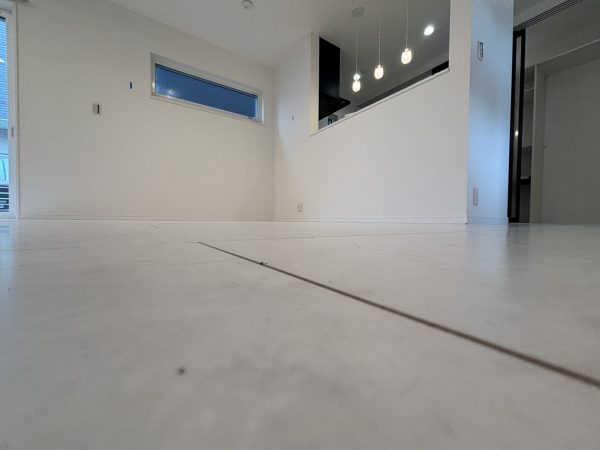 さいたま市南区 フロアコーティング 施工前の様子

