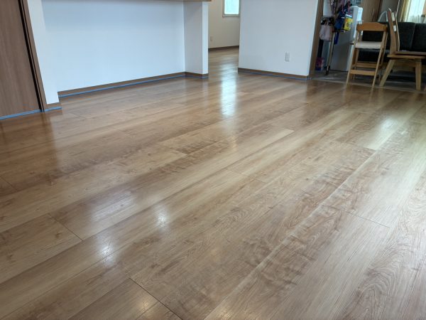 群馬県高崎市 フロアコーティング 施工前の様子