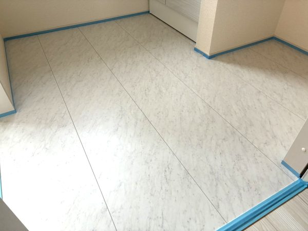 埼玉県春日部市 フロアコーティング 施工前の様子