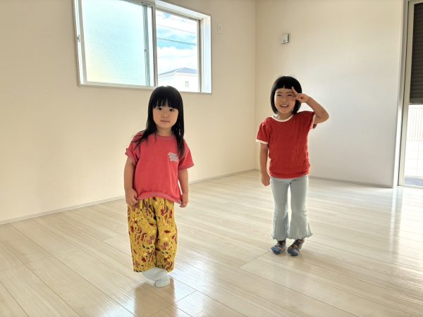 埼玉県春日部市 フロアコーティング 施工後　お客様の様子