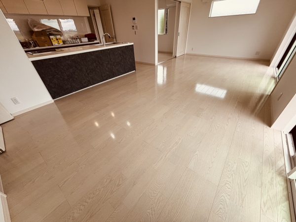 埼玉県富士見市 フロアコーティング 施工後 わんスマイルコート