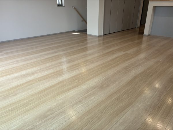 神奈川県茅ヶ崎市 フロアコーティング 施工後 ガラスUVコーティング