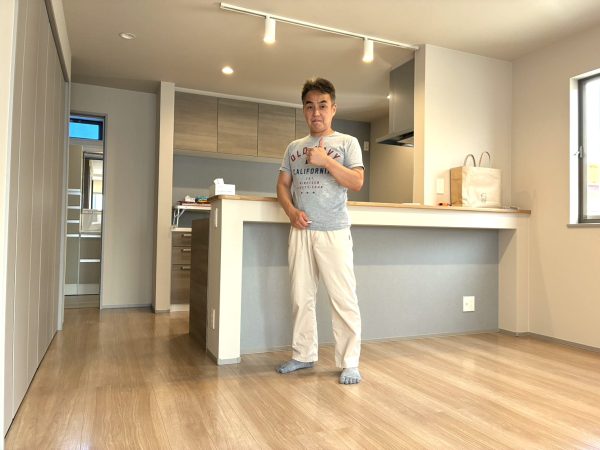 神奈川県茅ヶ崎市 フロアコーティング 施工後 お客様の様子
