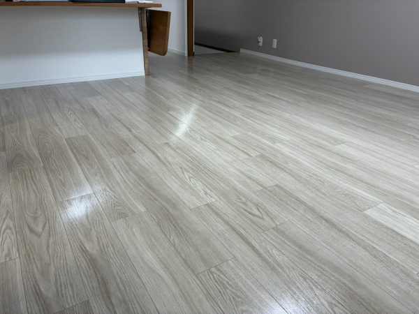 東京都文京区 フロアコーティング 施工後 ガラスUVコーティング