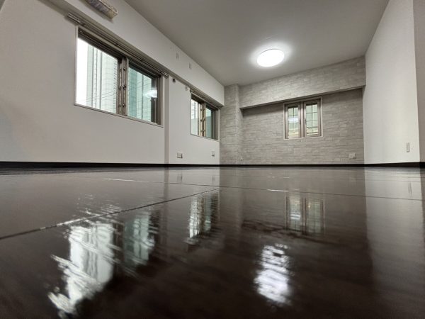神奈川県川崎市中原区 フロアコーティング 施工後 ガラスUVコーティング