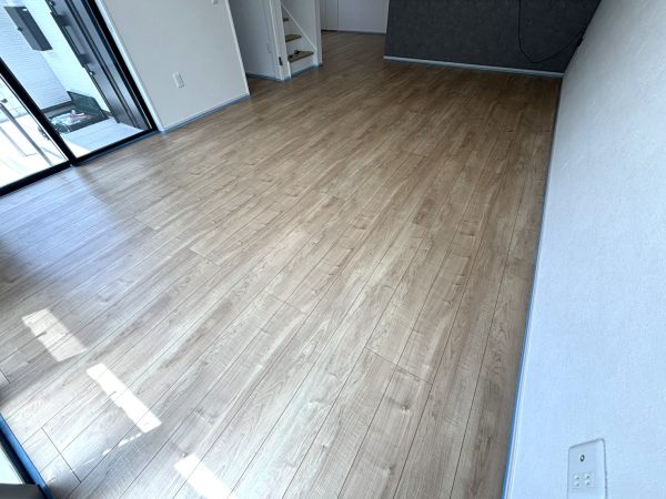 神奈川県茅ケ崎市 フロアコーティング 施工前の様子