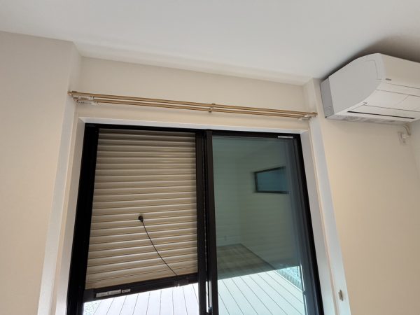 東京都町田市 オプション工事 カーテンレール 取付後