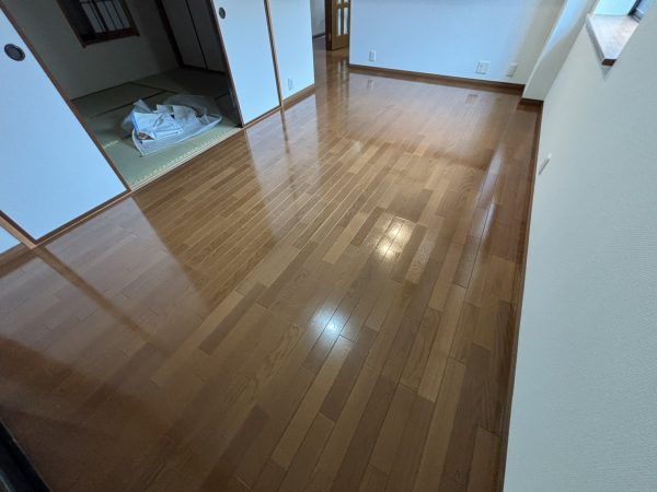 埼玉県さいたま市桜区 フロアコーティング 施工前の様子