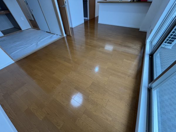 埼玉県さいたま市緑区フロアコーティング 施工前の様子