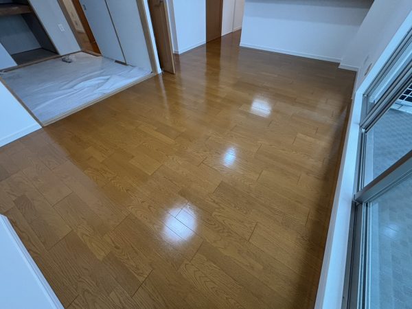 埼玉県さいたま市緑区フロアコーティング 施工後 ガラスコーティング