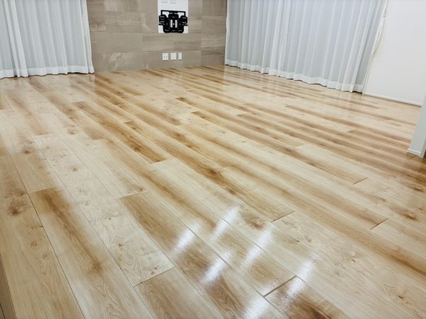 宮城県富谷市 フロアコーティング 施工後 わんスマイルコート