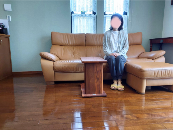 神奈川県川崎市宮前区  フロアコーティング 施工後　お客様の様子