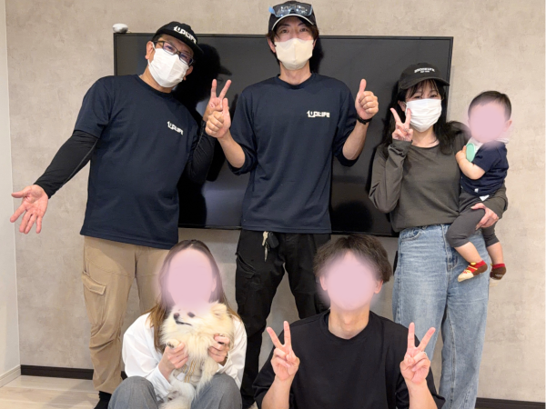 埼玉県越谷市 フロアコーティング 施工後 お客様の様子