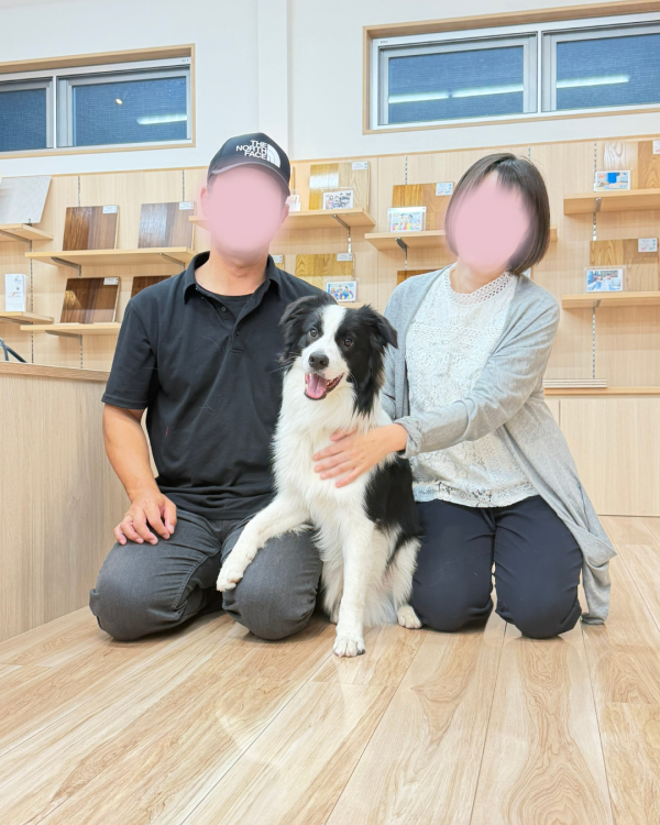 郡山ショールーム　わんスマイルコート　お客様の様子