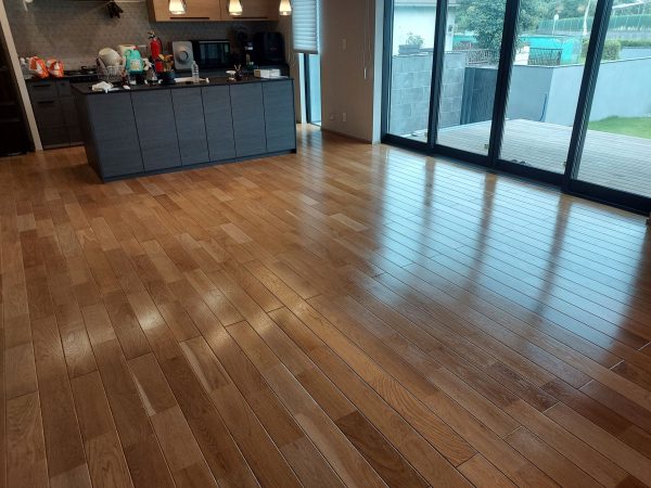 千葉県野田市 フロアコーティング 施工後 わんスマイルコートplus マット仕上り