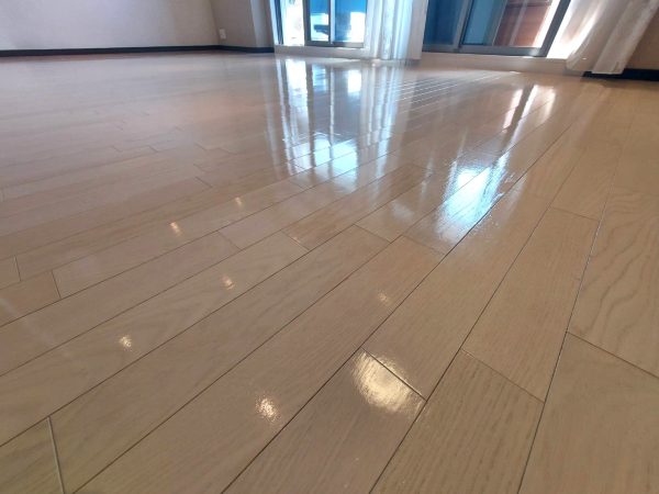 宮城県仙台市青葉区フロアコーティング 施工後 わんスマイルコート
