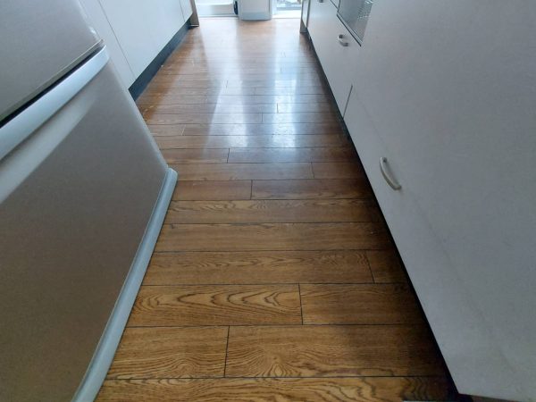 福島県いわき市フロアコーティング 施工前の様子