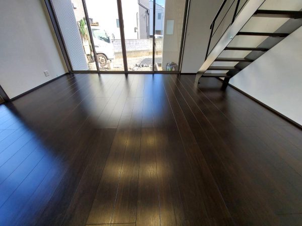 新潟県新潟市中央区フロアコーティング 施工後 ガラスコーティング