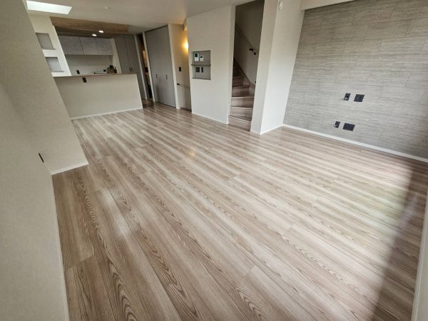 東京都江戸川区 フロアコーティング 施工後 ガラスUVコーティング
