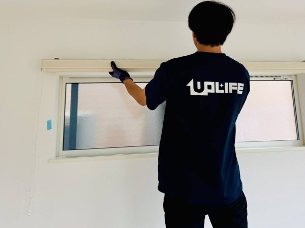 埼玉県さいたま市南区 フロアコーティング 施工中の様子