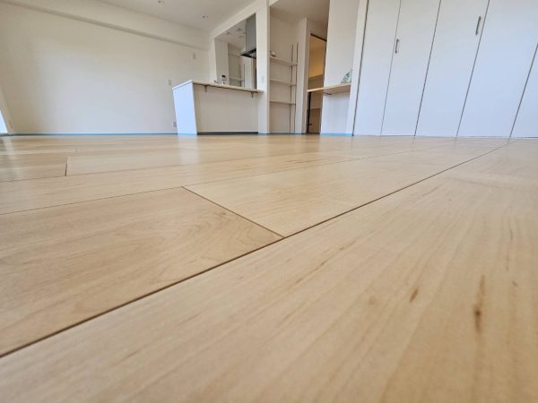 千葉県市川市 フロアコーティング 施工前の様子