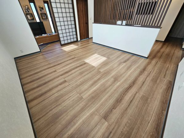  埼玉県鶴ヶ島市フロアコーティング 施工前の様子
