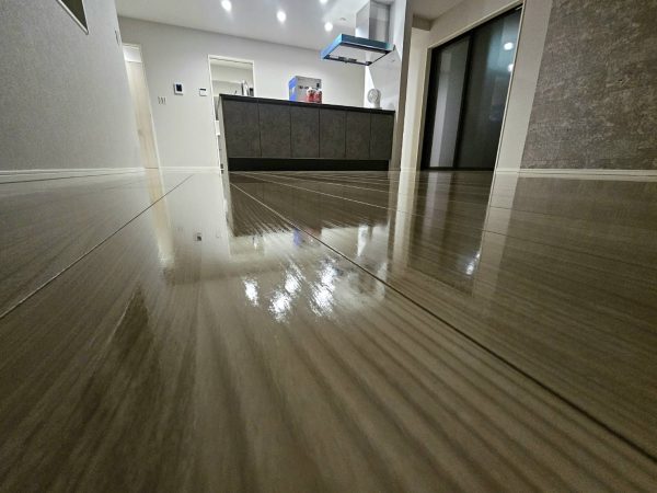 埼玉県さいたま市南区フロアコーティング 施工後 UVコーティング
