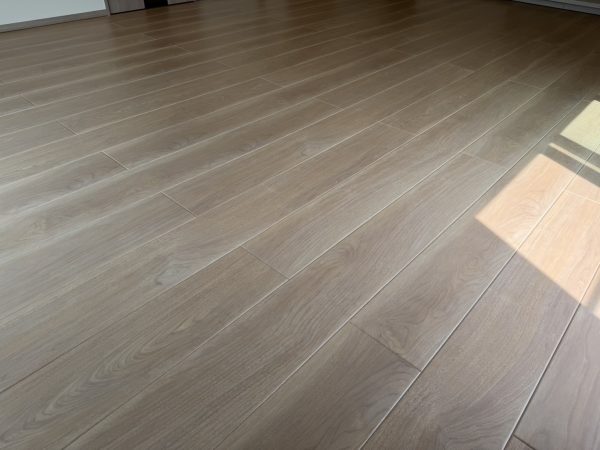 福島県いわき市 フロアコーティング 施工前の様子