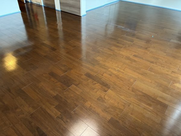 東京都北区 フロアコーティング 施工前の様子