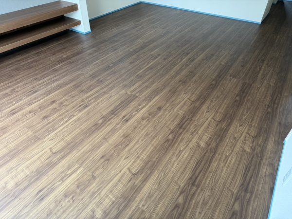 福島県郡山市 フロアコーティング 施工前の様子