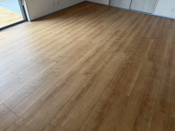 福島県白河市 フロアコーティング 施工前の様子