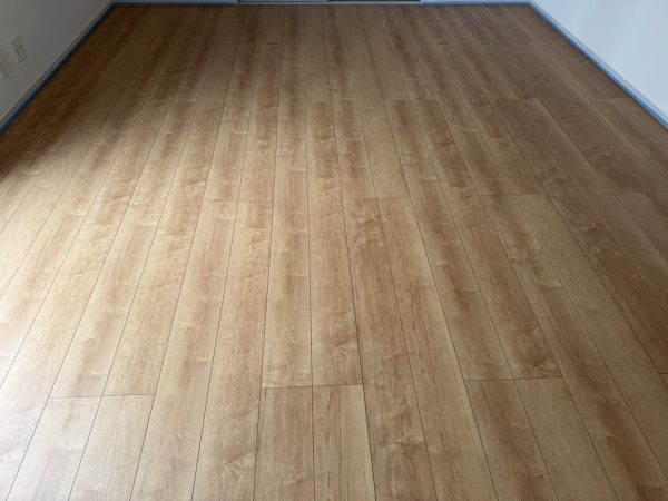 福島県白河市 フロアコーティング 施工前の様子