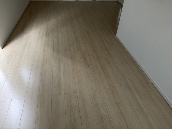 新潟県新潟市江南区 フロアコーティング 施工後 わんスマイルコート