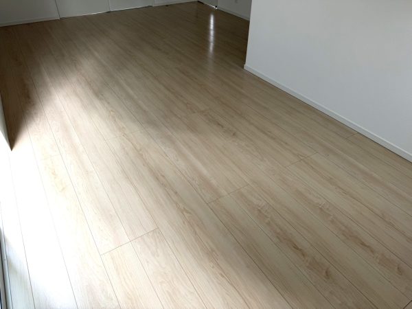 新潟県新潟市江南区 フロアコーティング 施工後 わんスマイルコート
