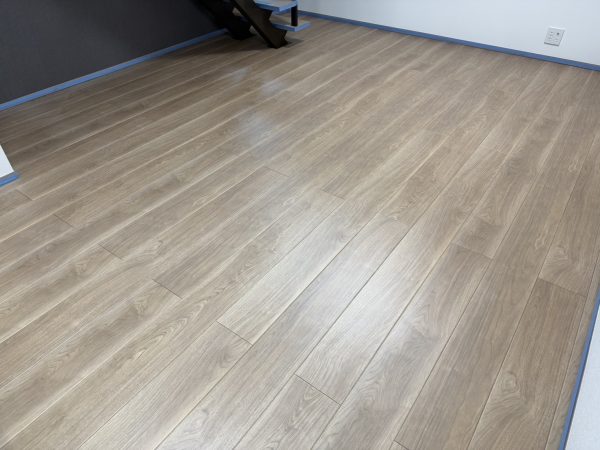 新潟県新潟市中央区 フロアコーティング 施工前の様子
