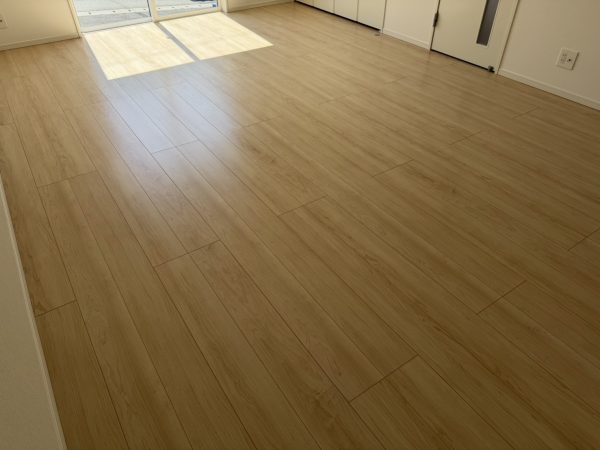 新潟県新潟市西区　フロアコーティング 施工後 ガラスコーティング