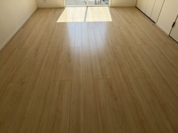 新潟県新潟市西区　フロアコーティング 施工後 ガラスコーティング