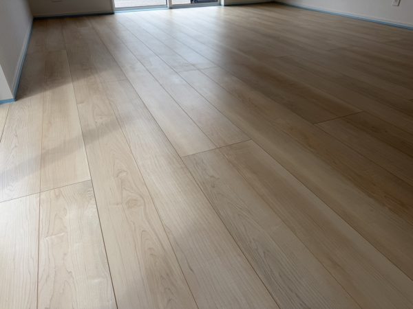 新潟県新潟市江南区フロアコーティング 施工前の様子