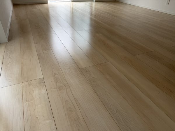 新潟県新潟市江南区フロアコーティング 施工後 ガラスコーティング