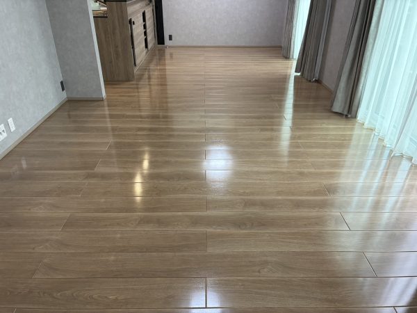 埼玉県熊谷市 フロアコーティング 施工後 ガラスUVコーティング