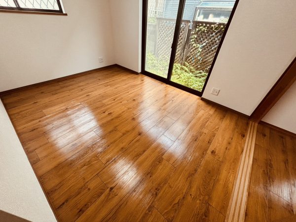 千葉県市川市 フロアコーティング 施工後 わんスマイルコート