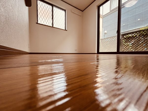 千葉県市川市 フロアコーティング 施工後 わんスマイルコート