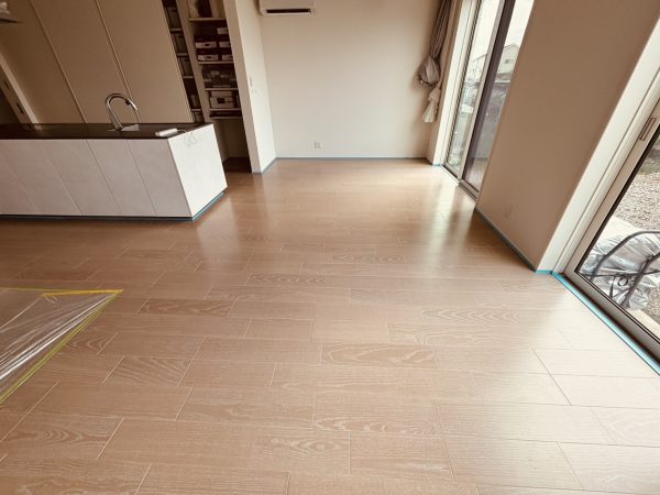 埼玉県児玉郡 フロアコーティング 施工前の様子