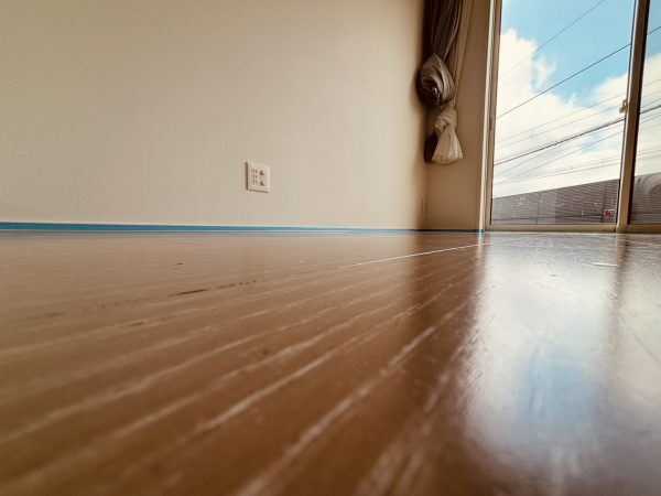 埼玉県児玉郡 フロアコーティング 施工前の様子