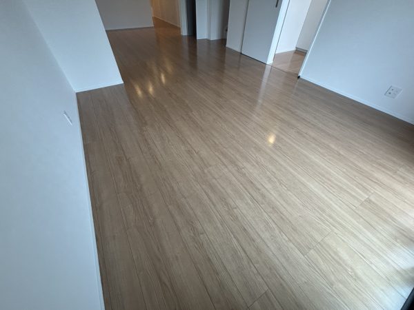 群馬県太田市 フロアコーティング 施工後 わんスマイルコート