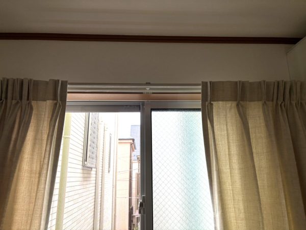 東京都江戸川区 オプション工事 カーテンレール 取付後