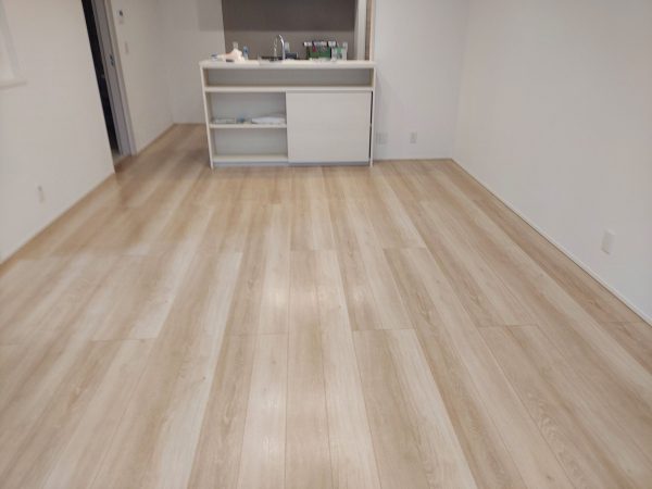 東京都西東京市 フロアコーティング 施工後 わんスマイルコートplus マット仕上り