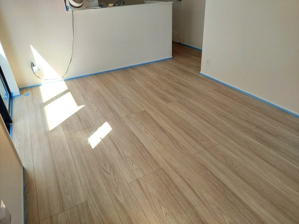 東京都東久留米市フロアコーティング 施工前の様子