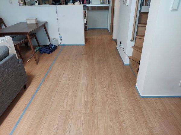 東京都葛飾区 フロアコーティング 施工前の様子