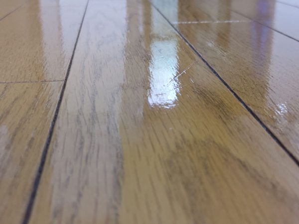 東京都昭島市 フロアコーティング 施工後 ガラスUVコーティング